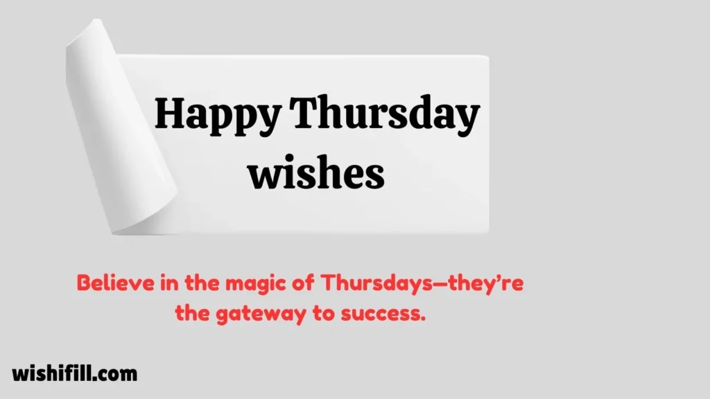 Happy Thursday wishes