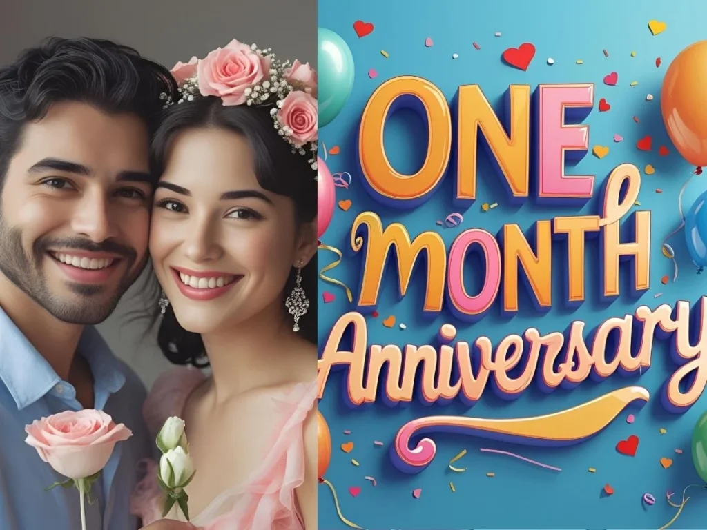 Playful One Month Anniversary Wishes