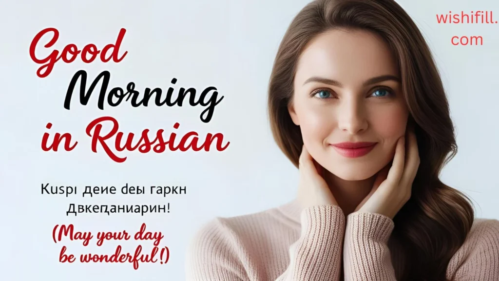 Good Morning in Russian