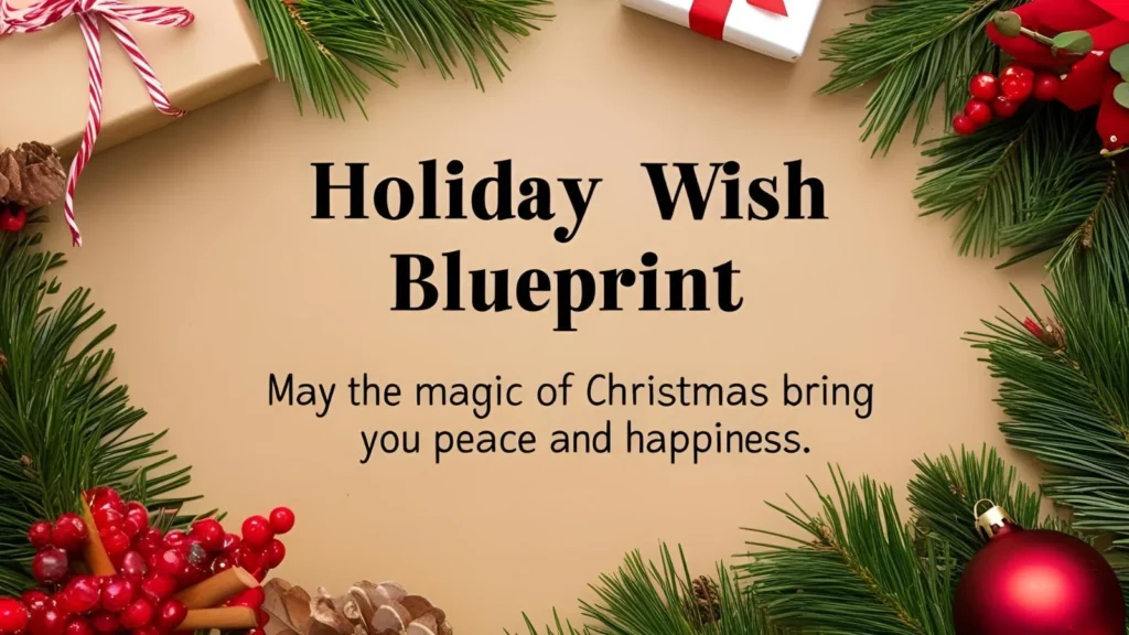 Holiday Wish Blueprint