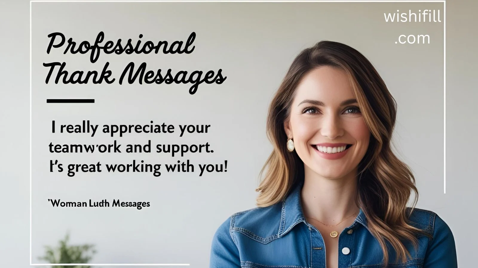 Professional Thank You Messages