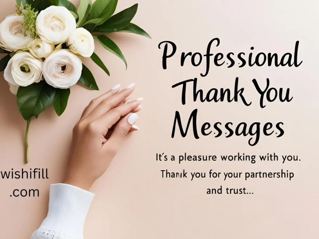 Thank You Messages for Clients