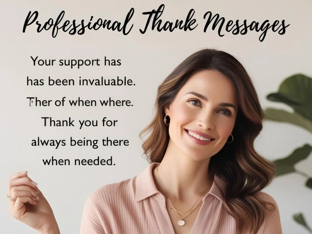 Thank You Messages for Colleagues