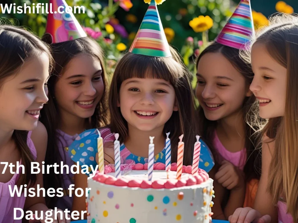 7th Birthday Wishes for Daughter