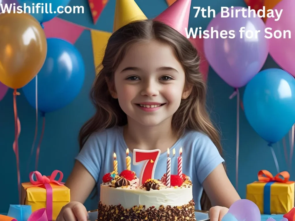 7th Birthday Wishes for Son