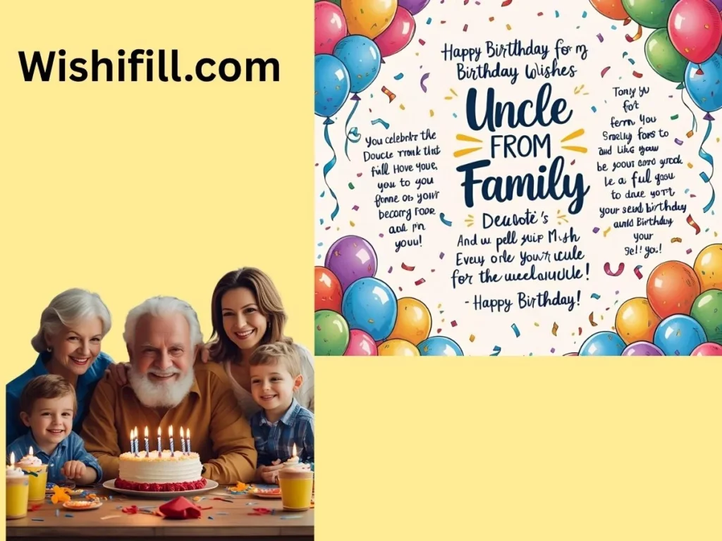 Birthday Wishes for Uncle from Family