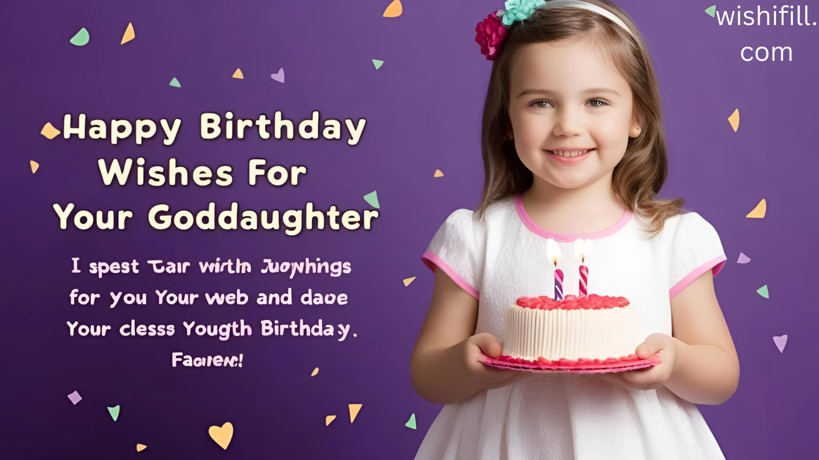Birthday Wishes for Your Goddaughter
