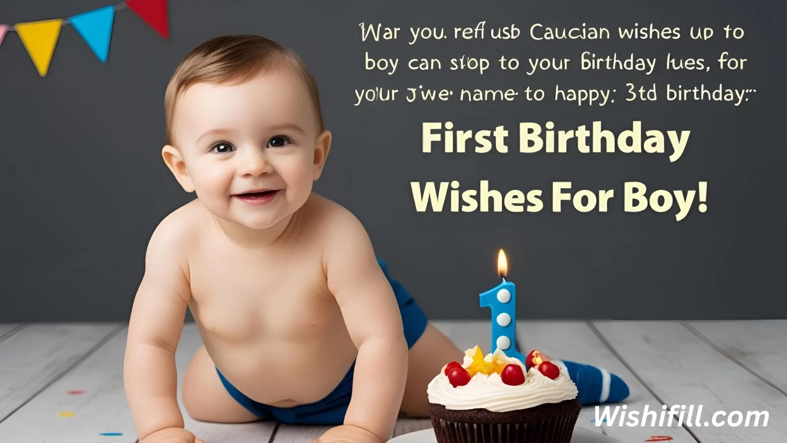First Birthday Wishes for Boy