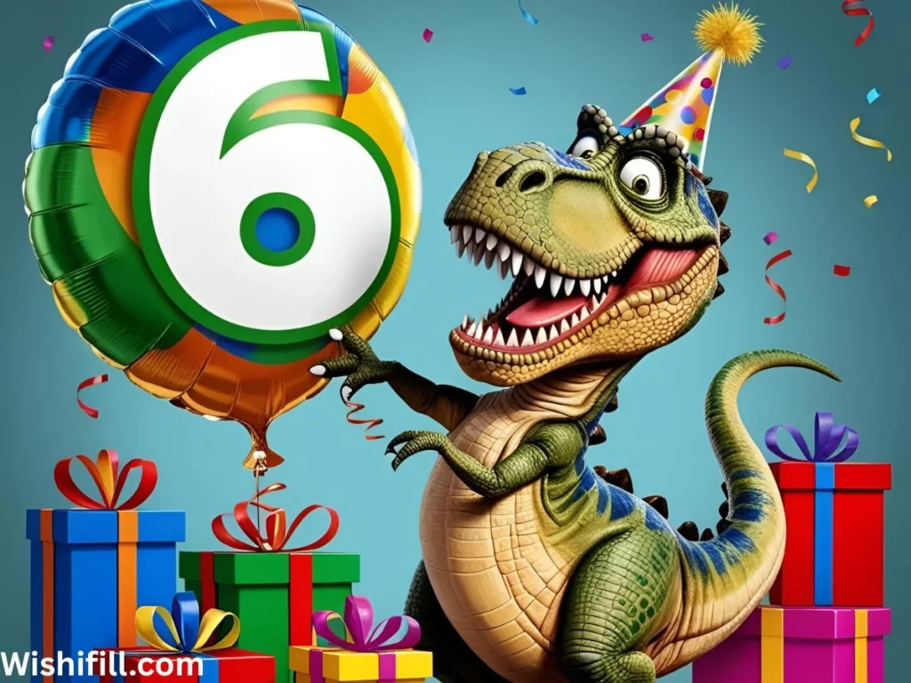Funny and Silly 6th Birthday Wishes
