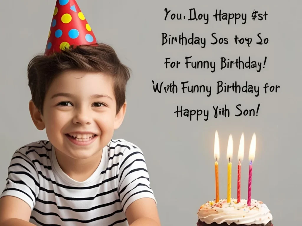 Funny Birthday Wishes for Son