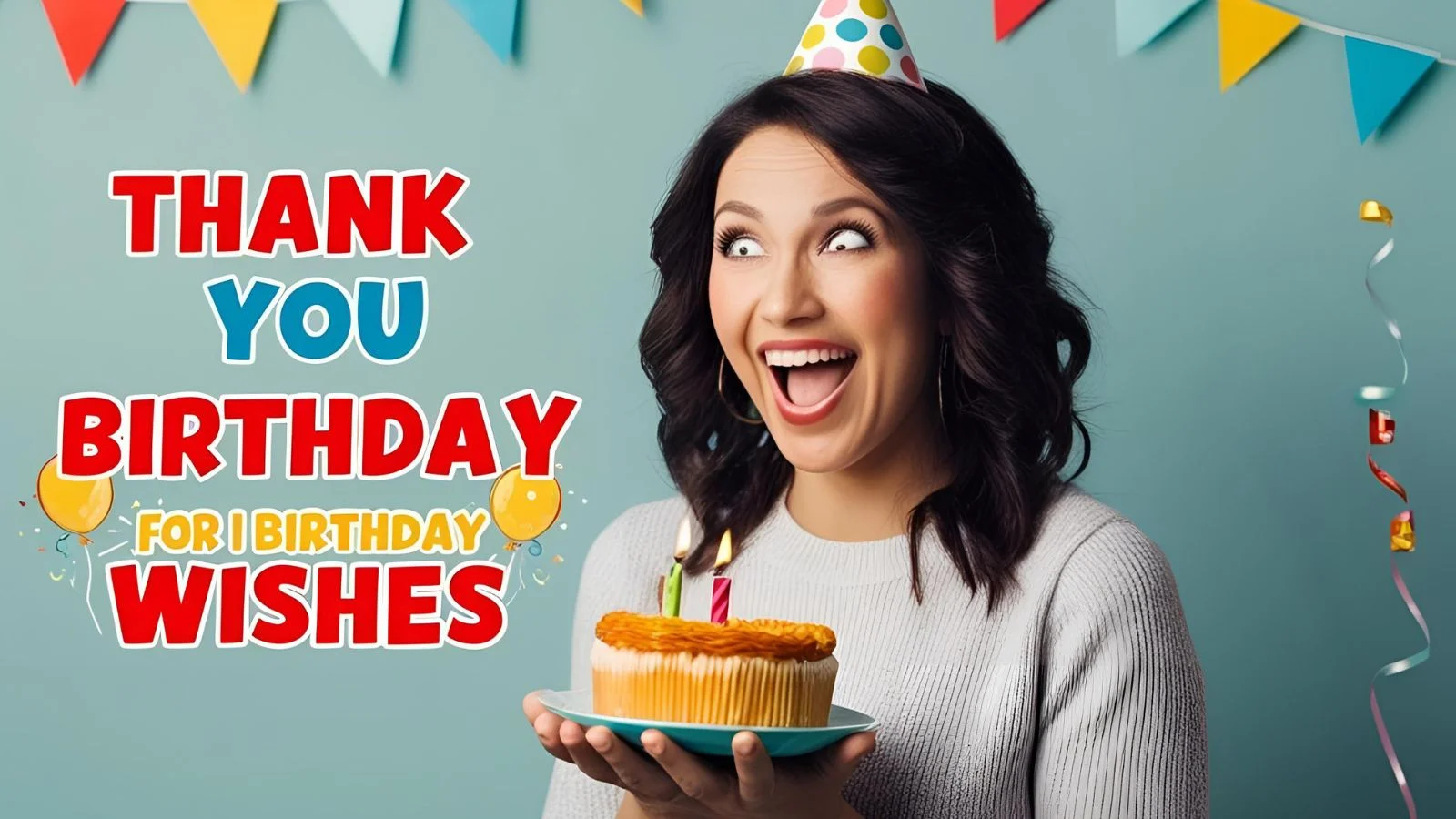 Funny Thank You for Birthday Wishes