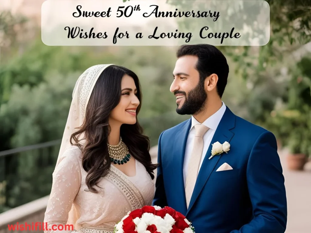 Sweet 50th Anniversary Wishes