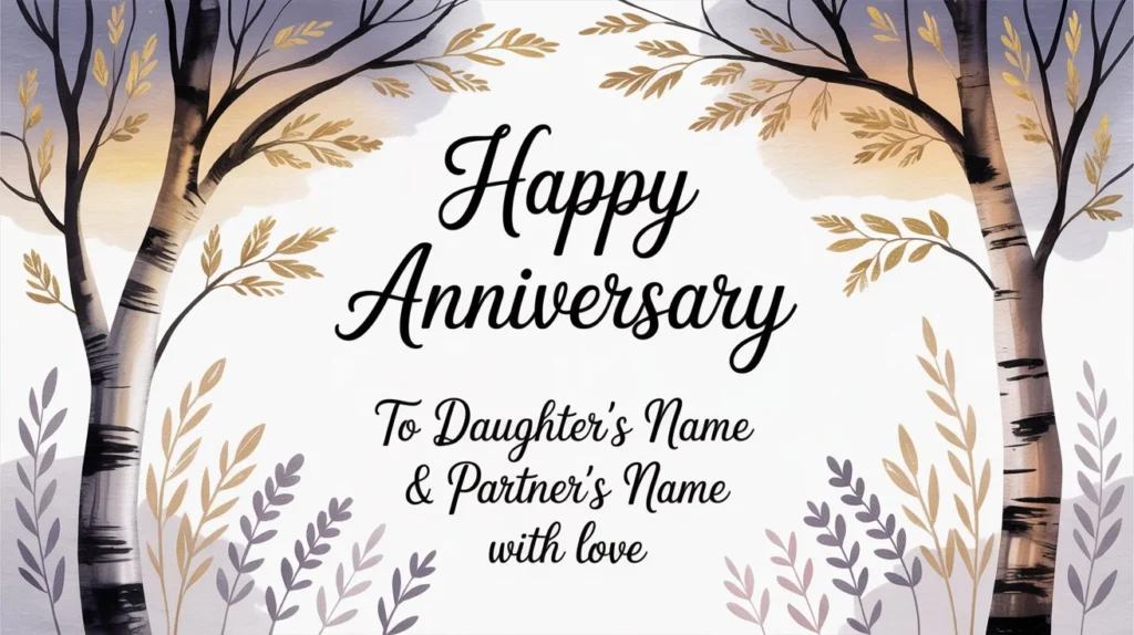 Anniversary Wishes for Daughter