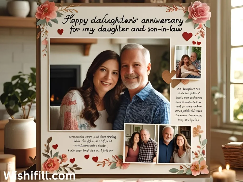Anniversary Wishes for Daughter and Son-in-Law