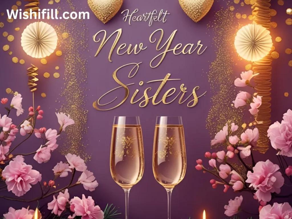 Heartfelt New Year Wishes for Sisters