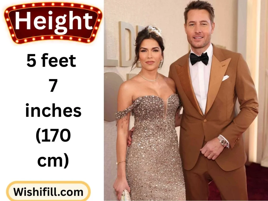 Justin Hartley Wife Height
