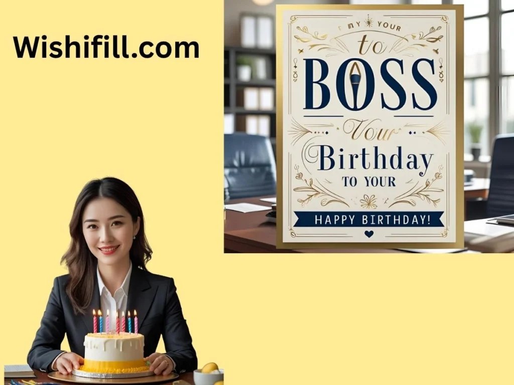 Professional Happy Birthday Message to Boss