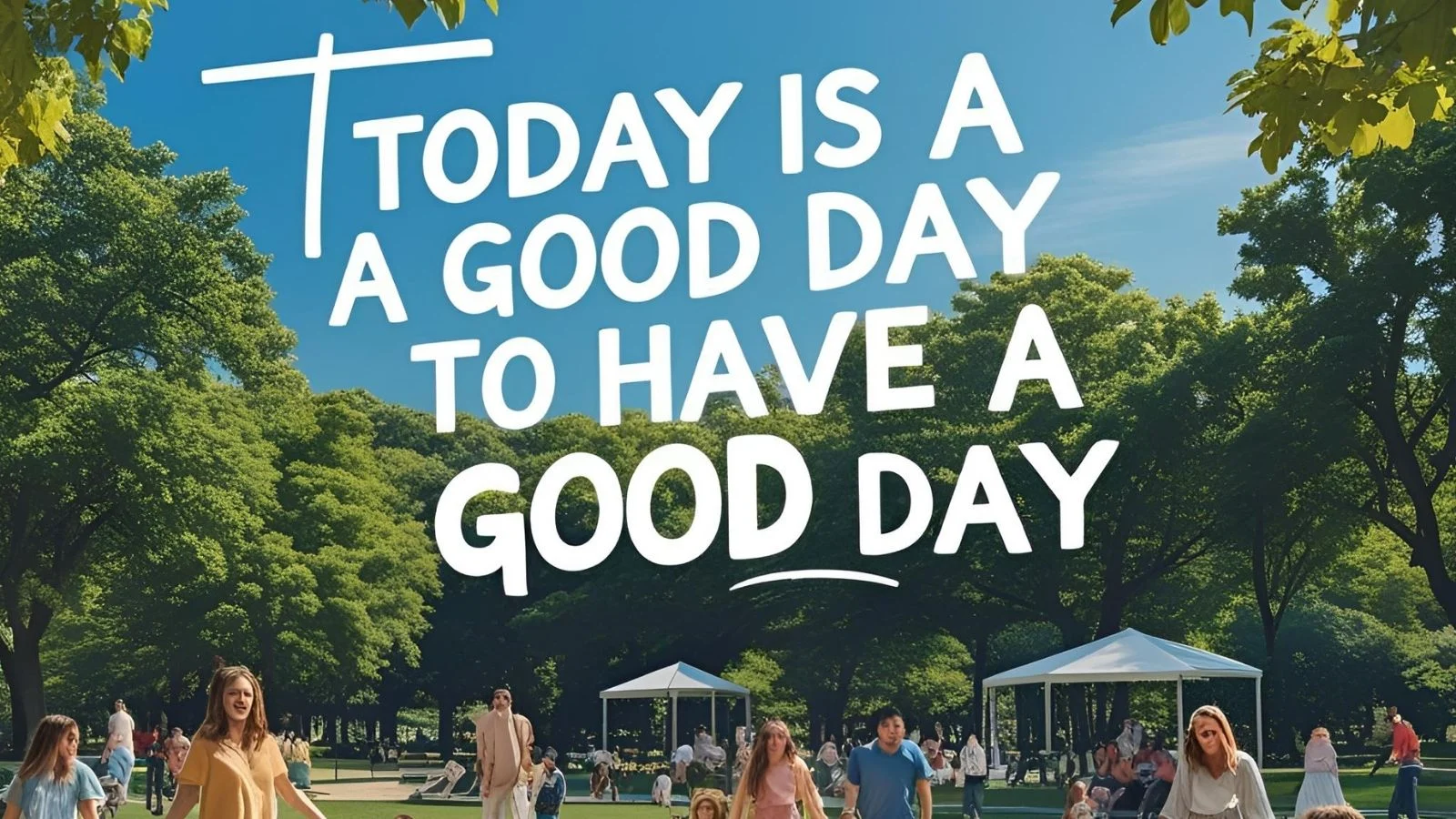 Today Is a Good Day to Have a Good Day