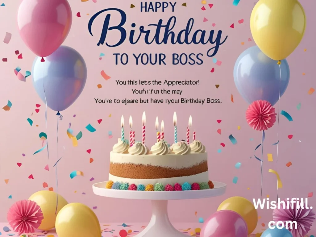 Warm Birthday Wishes to Boss