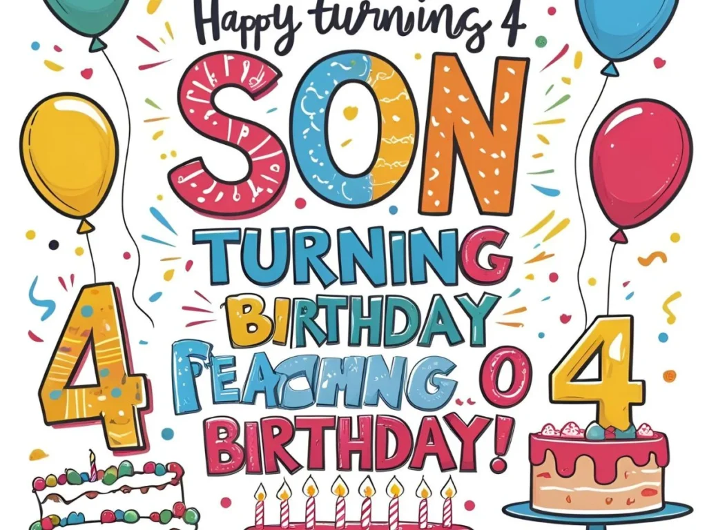 4th Birthday Quotes for Son