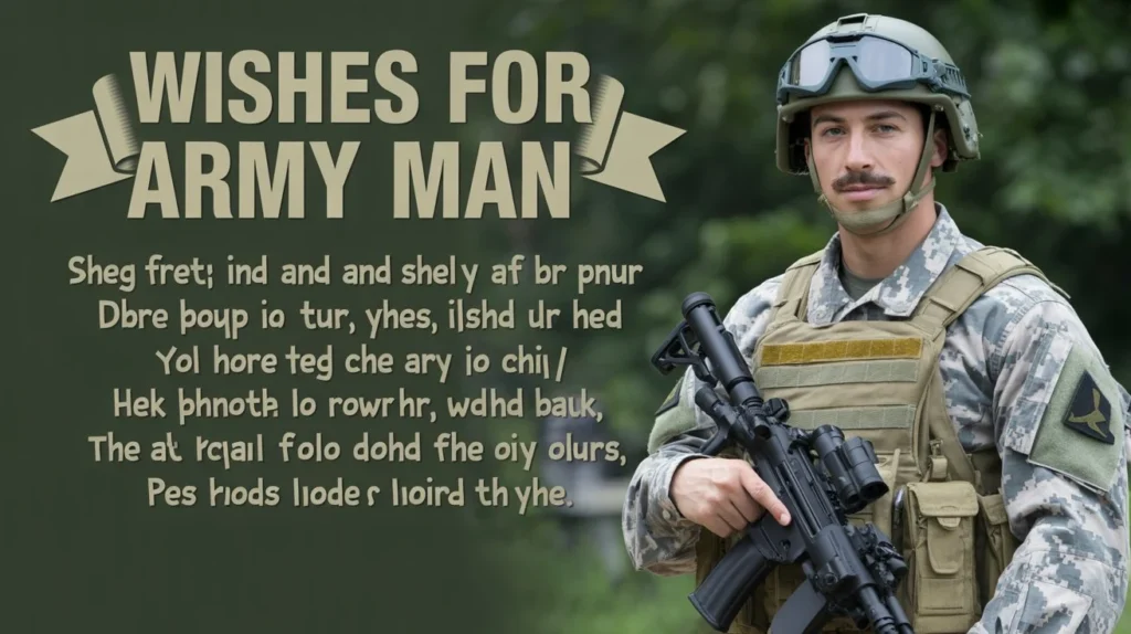 Wishes for Army Man